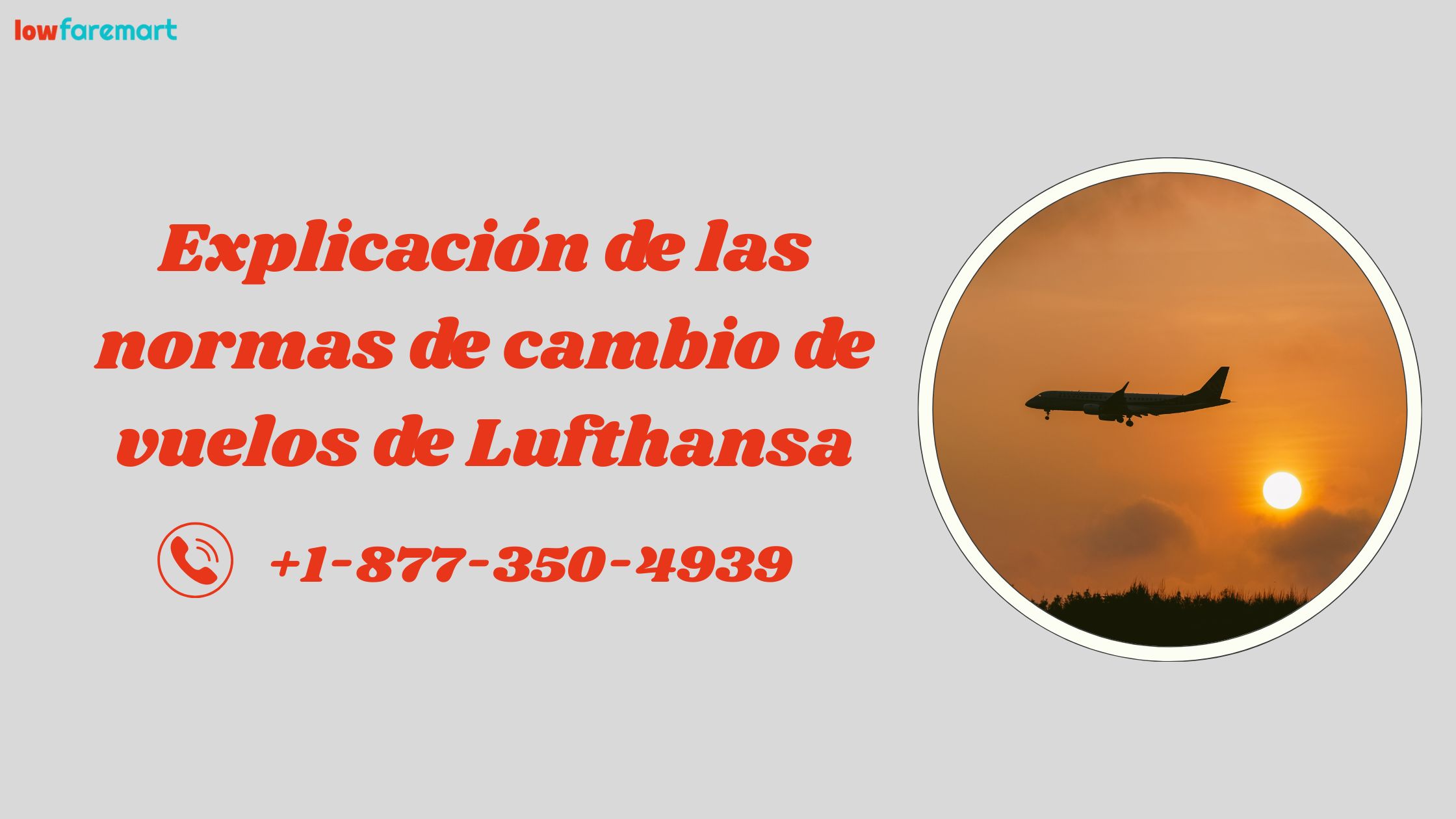 Explicación de las normas de cambio de vuelos de Lufthansa