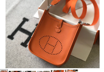 Hermes-Evelyne-TPM-Mini-16-Amazone-Bag-in-Orange-Clemence-Leather