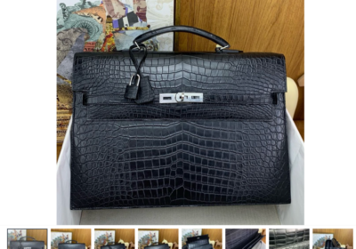 Hermes-Kelly-Depeche-38-Briefcase-in-Black-Crocodile-Porosus-Skin