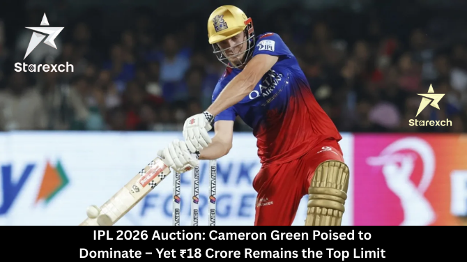 IPL 2026 Auction: Cameron Green Poised to Dominate – Yet ₹18 Crore Remains the Top Limit