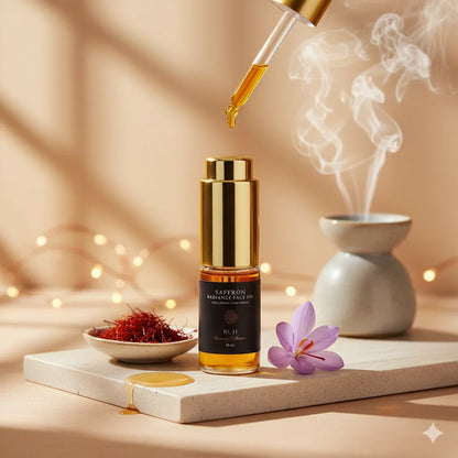 Premium Saffron Face Oil – Brighten, Nourish & Glow Naturally