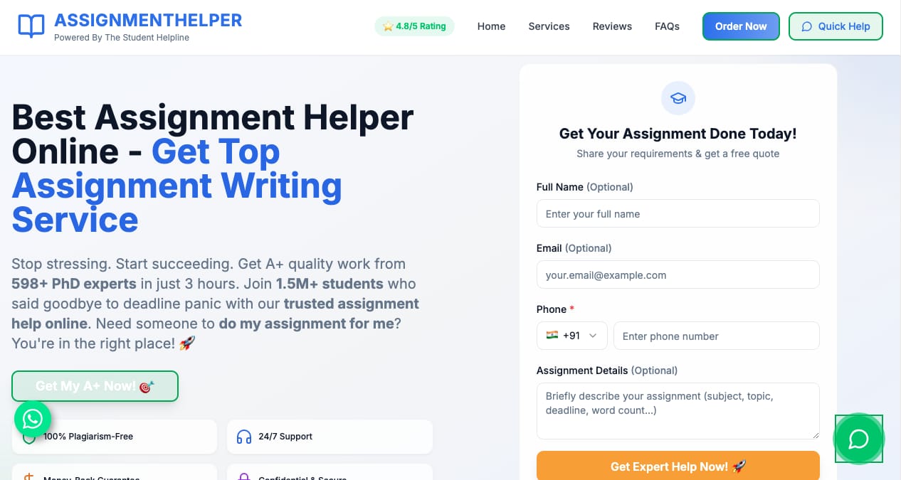 Assignment help Canada