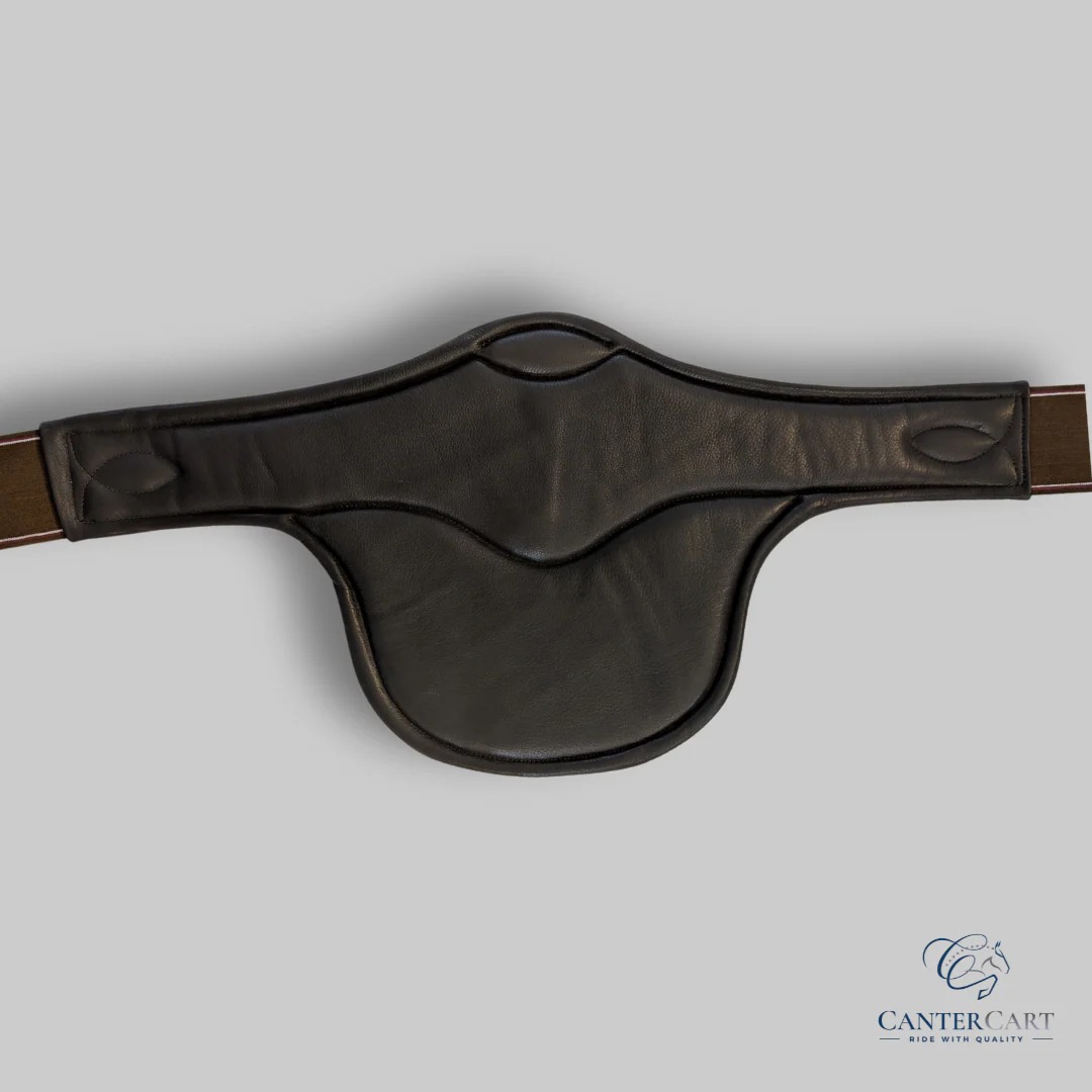 Leather Girth with Belly Guard CanterCart