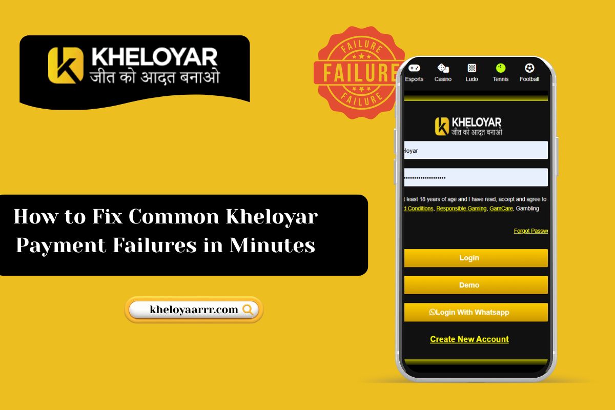How to Fix Common Kheloyar Payment Failures in Minutes