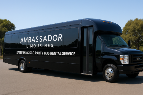 San Francisco Party Bus Rentals – Perfect for Weddings & Parties