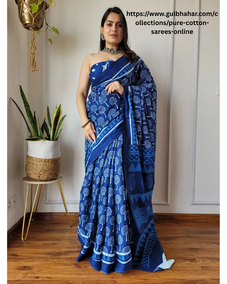 Premium Pure Cotton Sarees Crafted For Everyday Comfort And Style