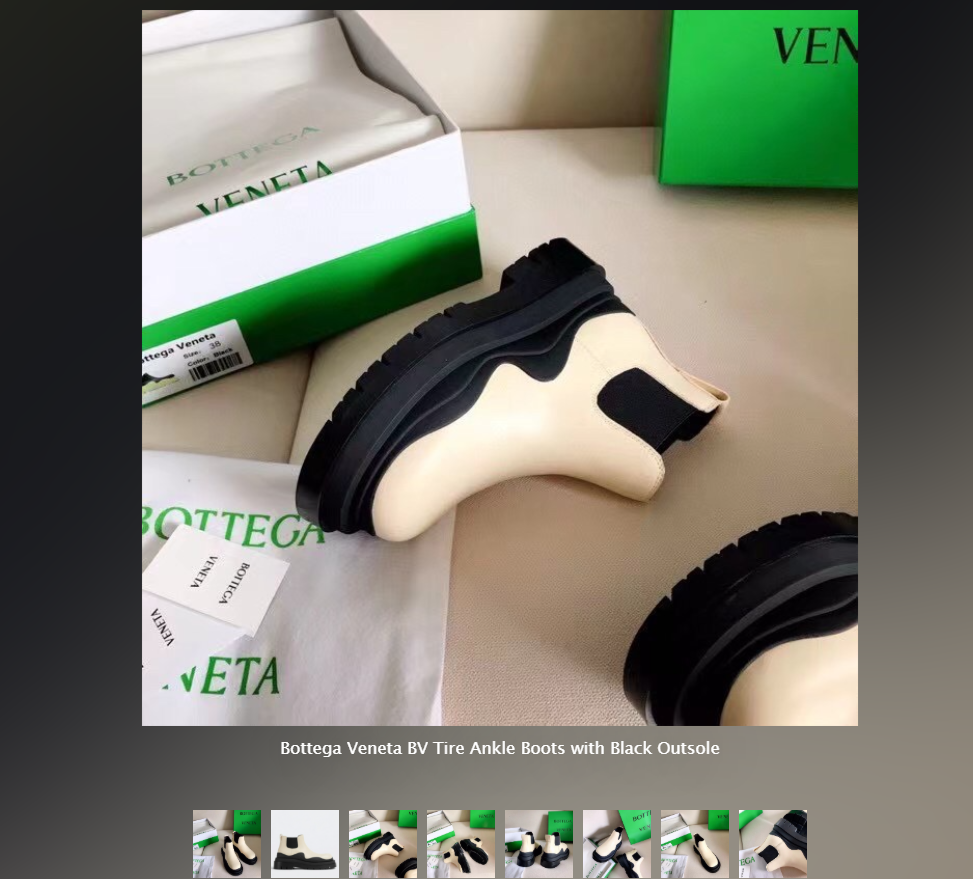 Replica Bottega Veneta Boots — BV Tire Ankle Boots with Black Outsole