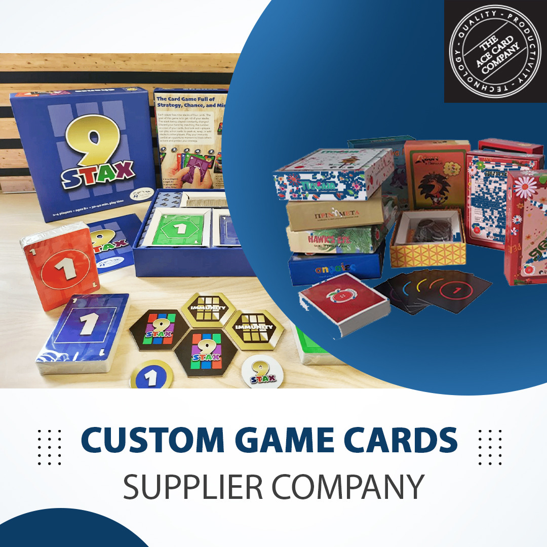 Custom Game Cards Supplier Company