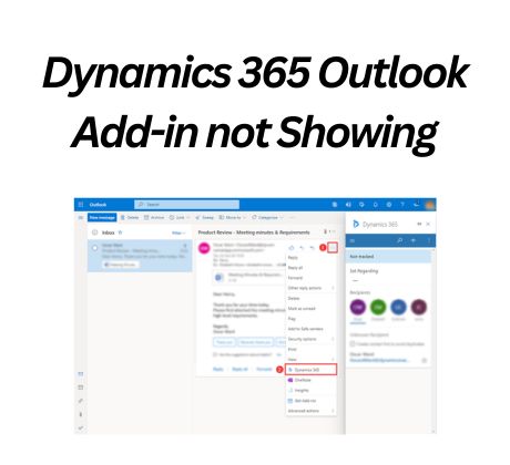 Dynamics 365 Outlook Add-in not Showing