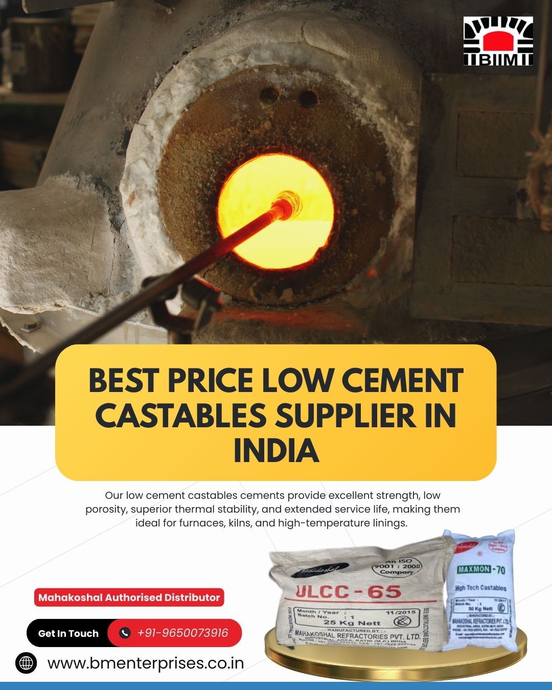 Best Price Low Cement Castables Supplier in India