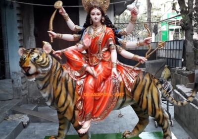 New-Fiberglass-Sherawali-Durga-Idol1