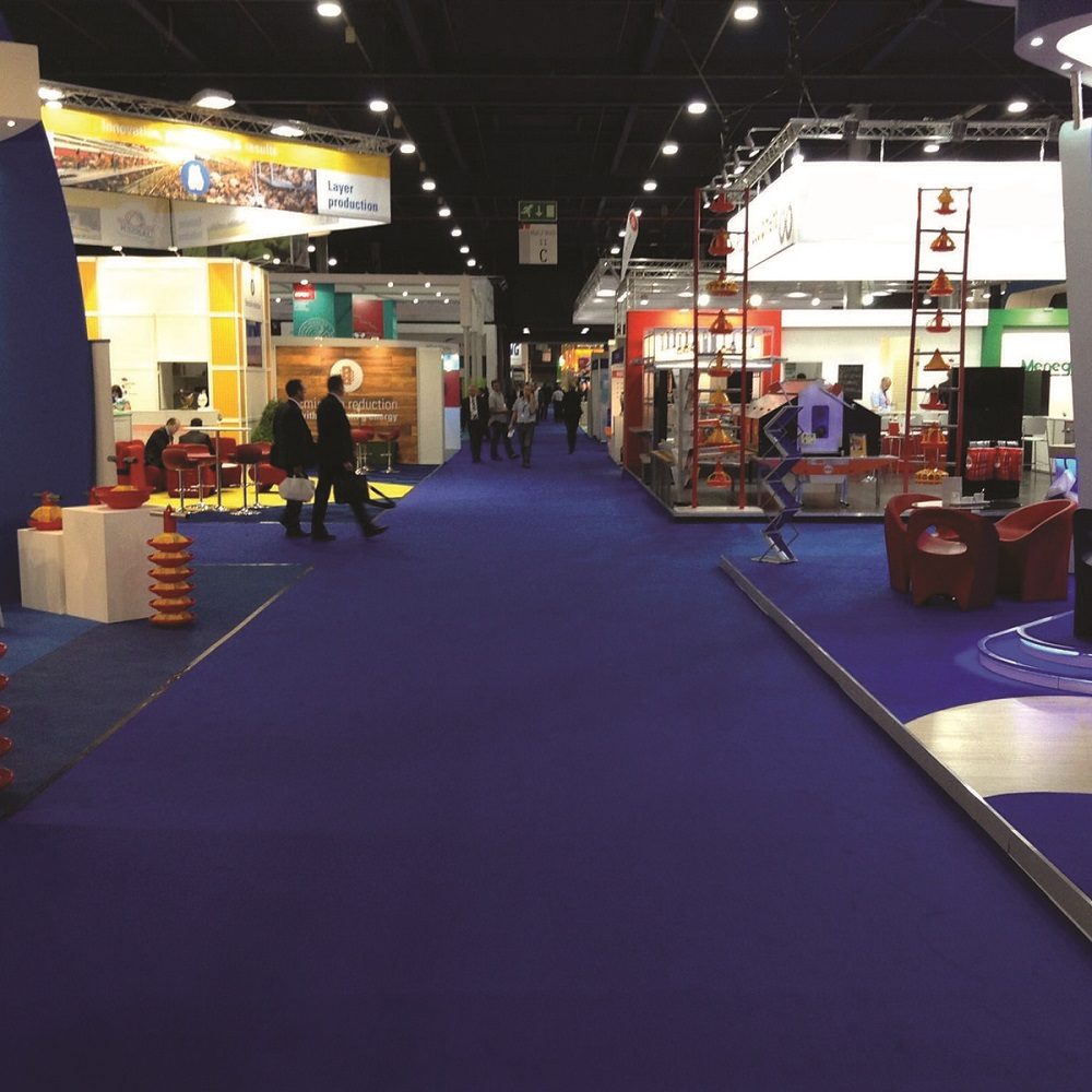 Exhibition Carpets Dubai – Premium Event & Trade Show Flooring | Wall to Wall Carpet