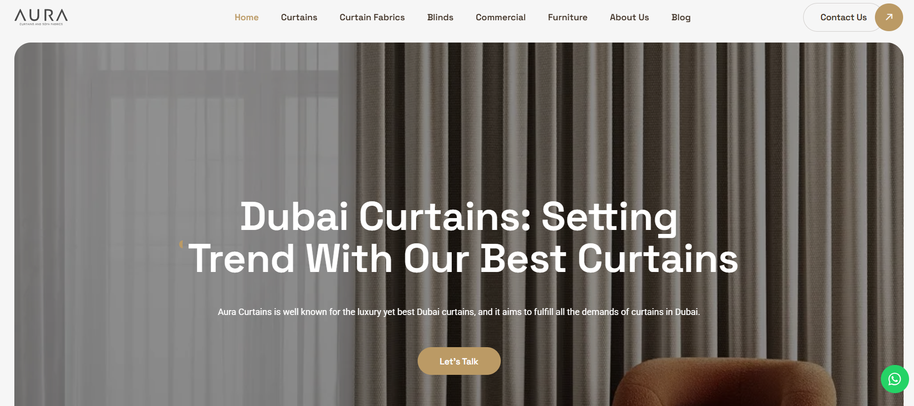 Transform Your Space with Aura Curtains: Custom-Made Curtains, Blinds & Wallpaper
