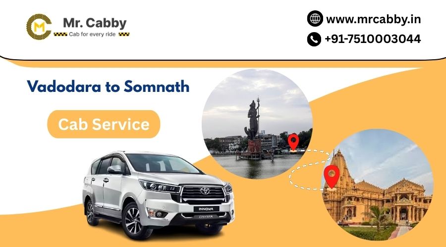 Vadodara to Somnath Cab Service @ 11Rs/Km