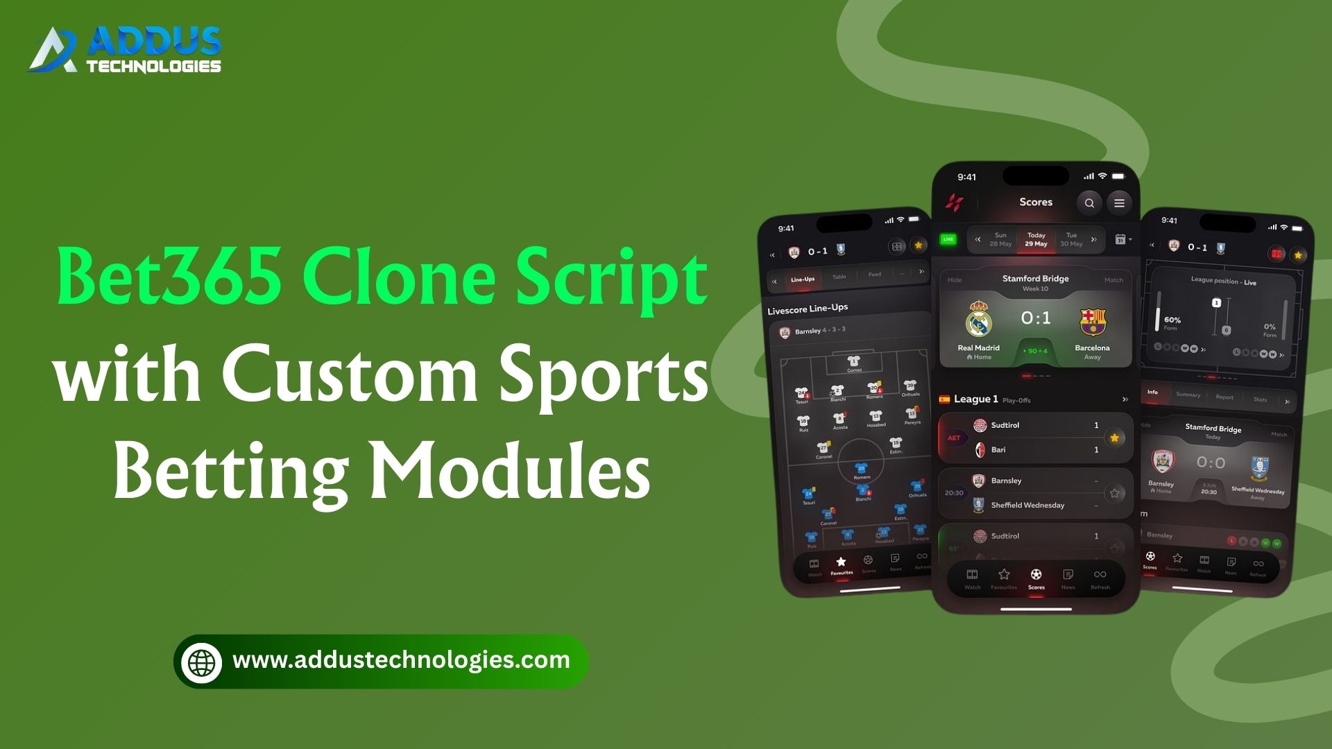 Bet365 Clone Script with Custom Sports Betting Modules
