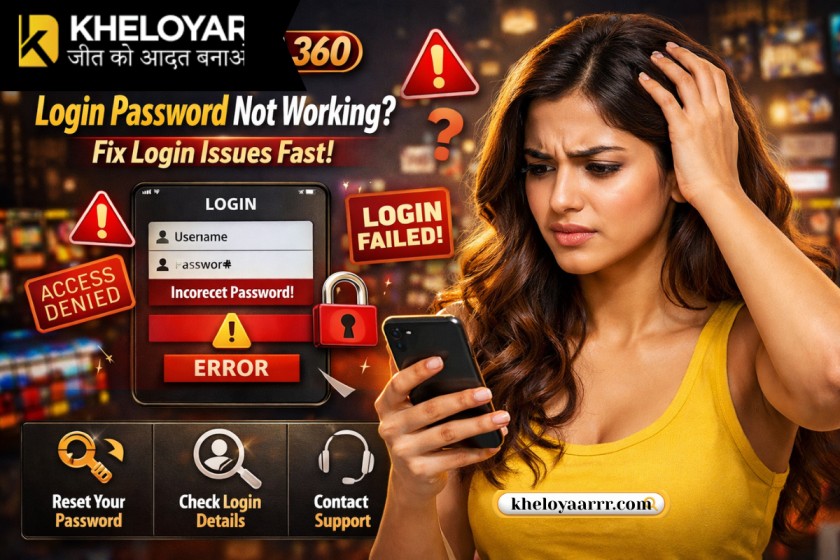 Kheloyar 360 Login Password Not Working? Fix Login Issues Fast
