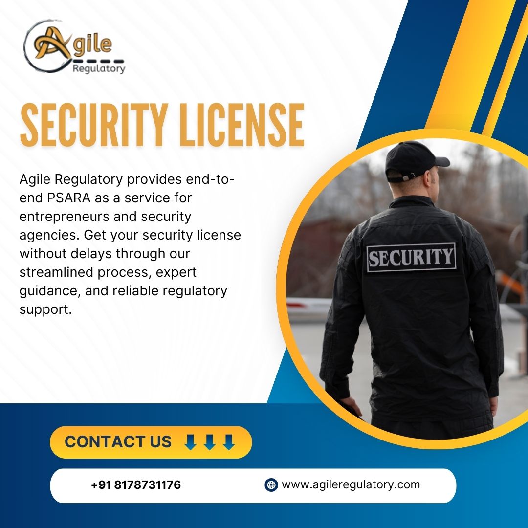 PSARA Licensing Service for Private Security Agencies
