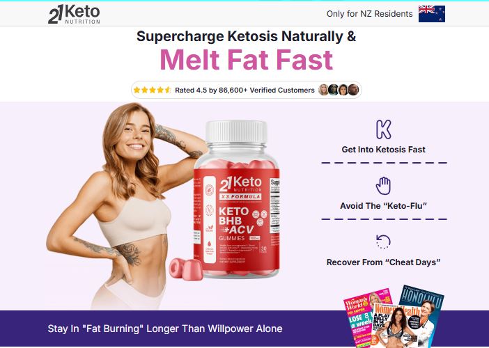 21KETO Gummies – Advanced Keto Weight Loss Support in New Zealand