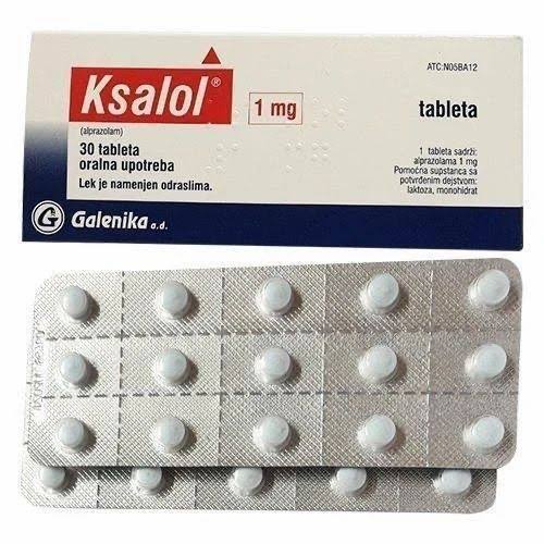 Ksalol 1mg (Alprazolam) Uses, Dosage, Side Effects & Safety Information