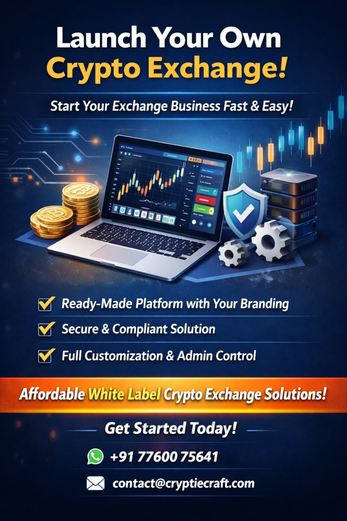 Create a Custom White Label Crypto Exchange in Cryptiecraft