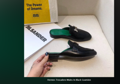 Hermes-Trocadero-Mules-In-Black-Goatskin