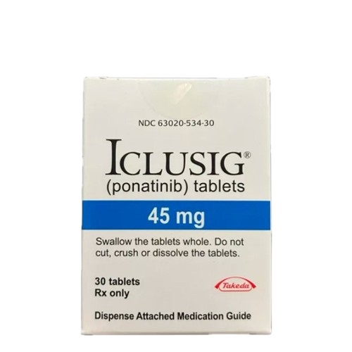 Resistant Blood Cancers with Iclusig 45mg Tablet