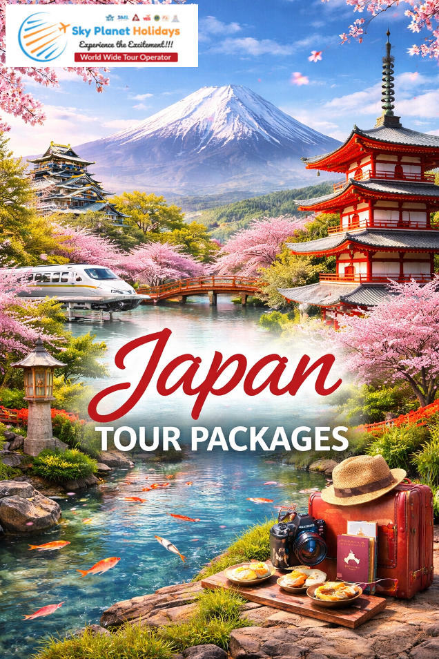 Complete Travel Support for Japan Tour Packages from India