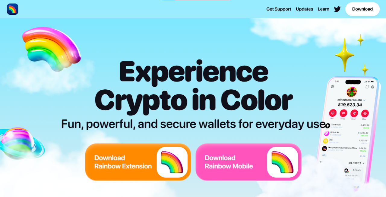Rainbow wallet | Get Started with Wallet Extension – Rainbow