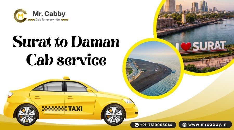 Surat to Daman Cab Service | Surat to Daman Taxi Service – Mr. Cabby