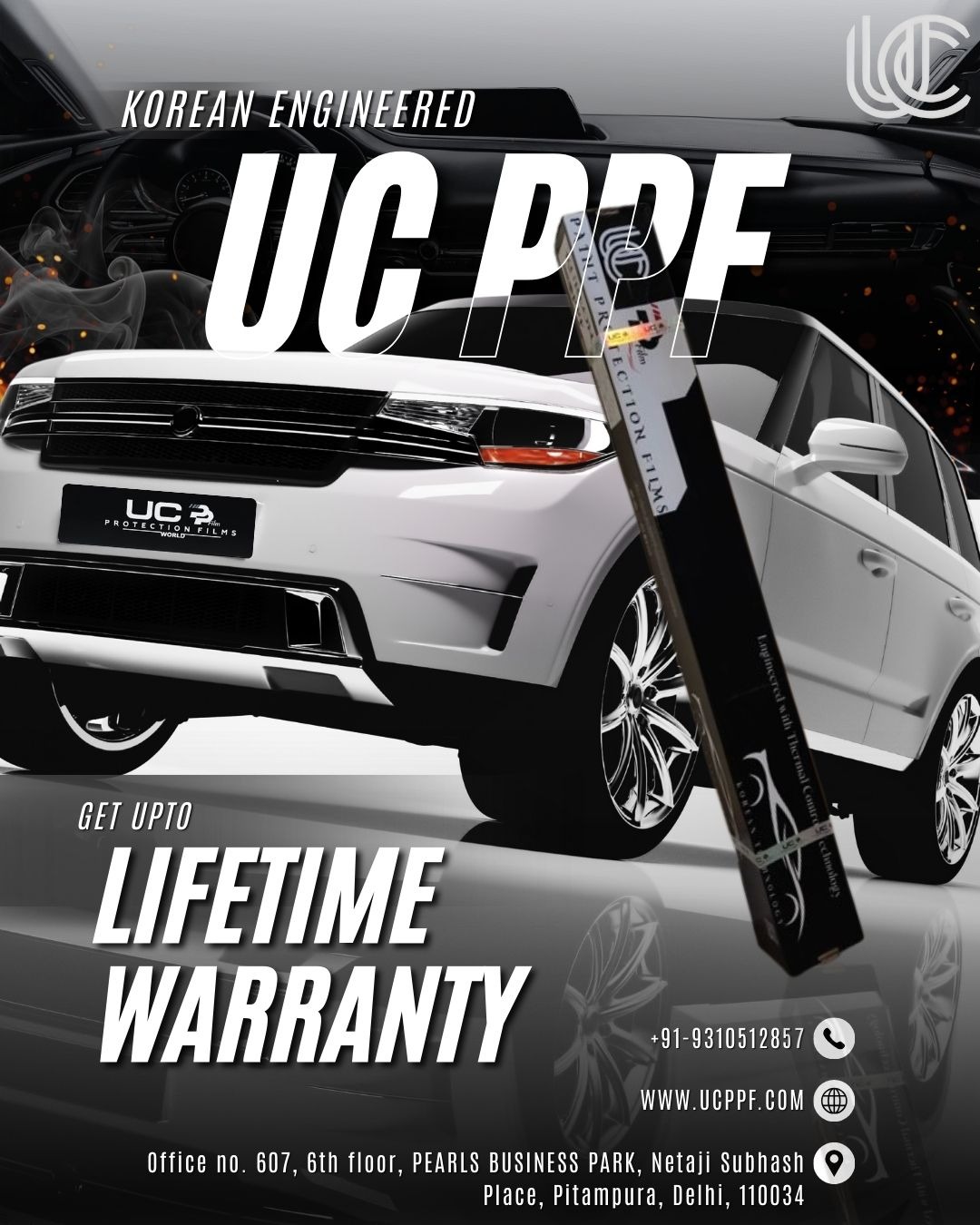 UC PPF Providing Premium Paint Protection Film for Life-Time Shine