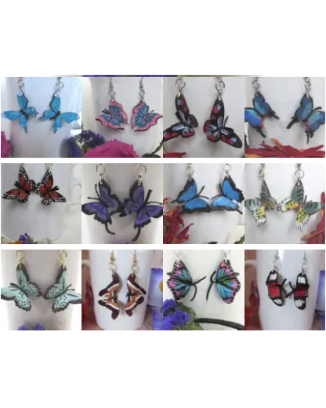 Elegant Butterfly Leather Earrings for a Stylish Everyday Look