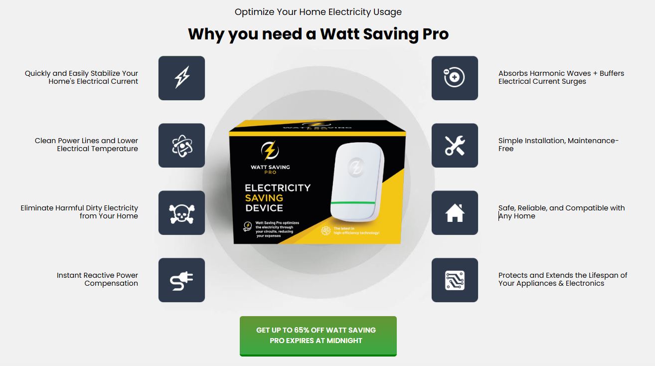 Watt Saving Pro – Smart Energy-Saving Device to Lower Your Electricity Bills