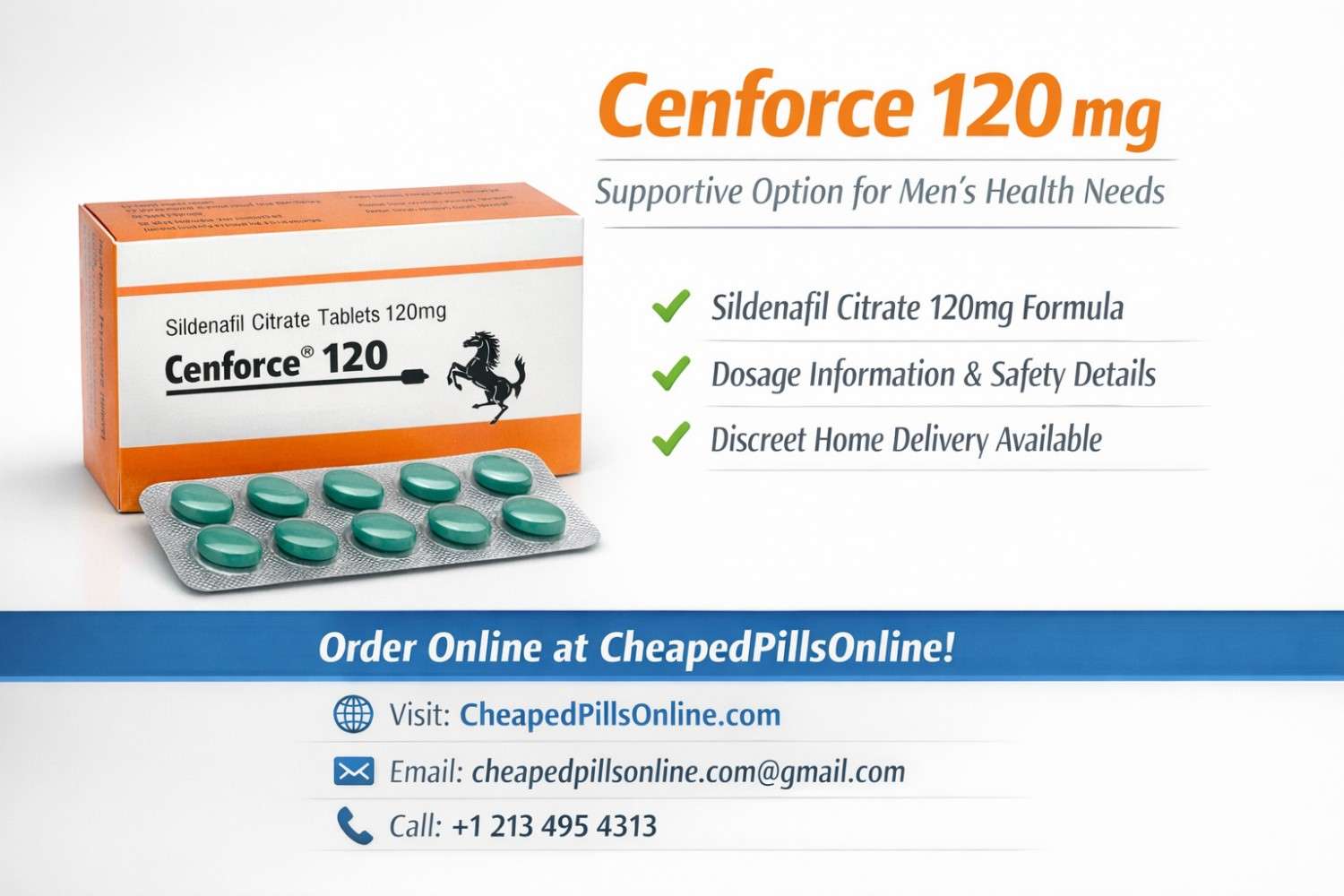 Cenforce 120 mg – Supportive Option for Men’s Health Needs