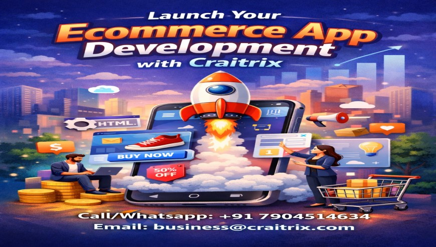 Launch Your Ecommerce App Development with Craitrix