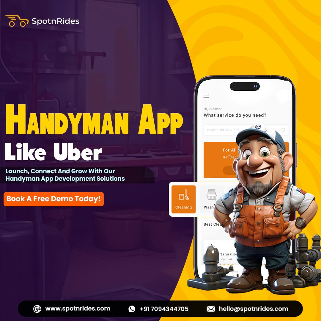 Handyman App Like Uber – On-Demand Home Service Booking Solution