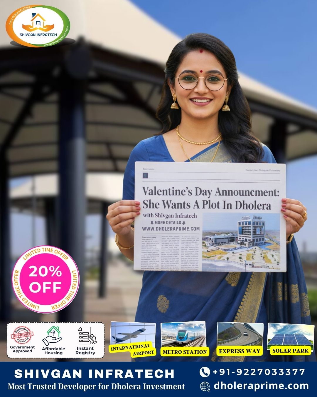 Valentine’s Day Plot Offer In Dholera Smart City