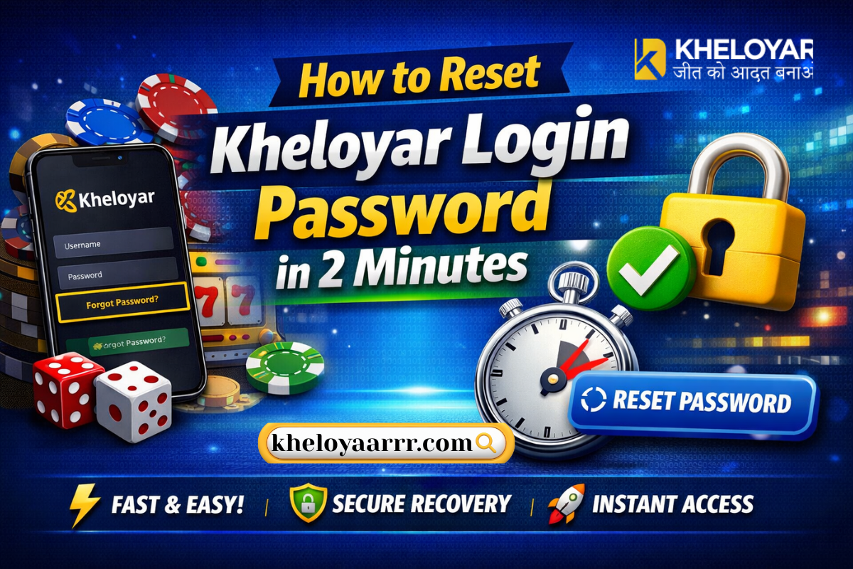 How to Reset Kheloyar Login Password in 2 Minutes