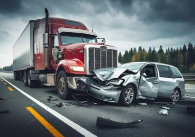 semi-truck-car-accident-highway-with-cloudy-sky_993198-16574