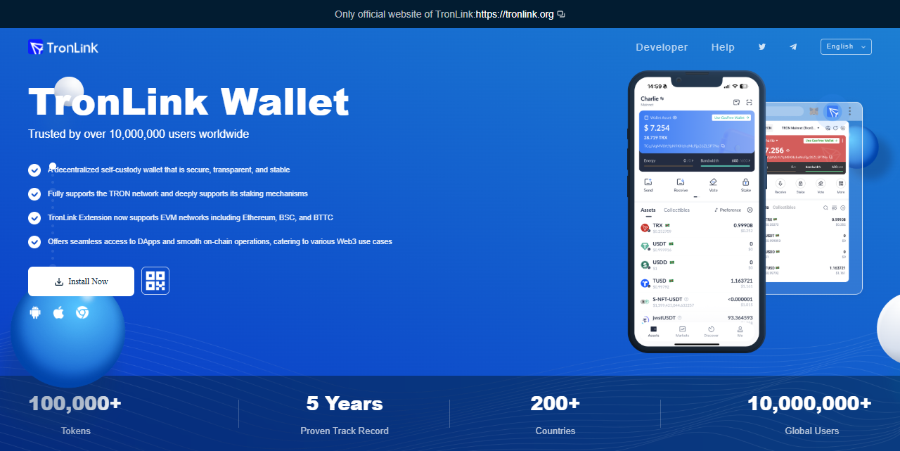 TronLink Wallet | Download Extension — Secure Blockchain Wallet