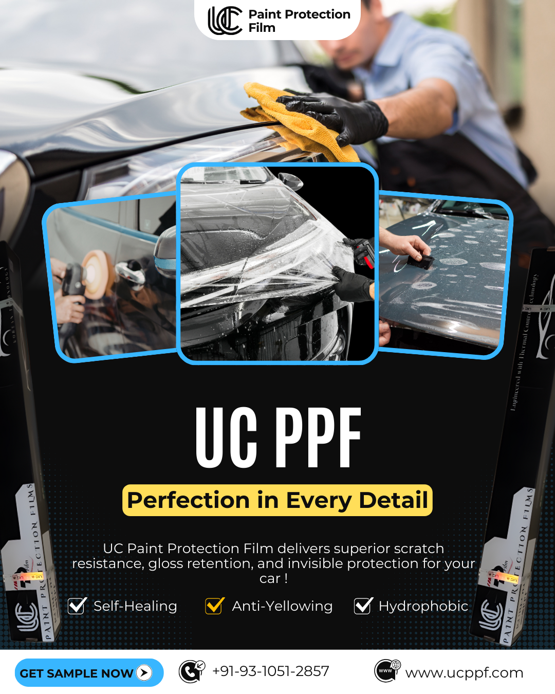 UC PPF Providing Premium Paint Protection Film for Life-Time Shine