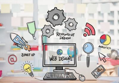 web-design-concept-with-drawings