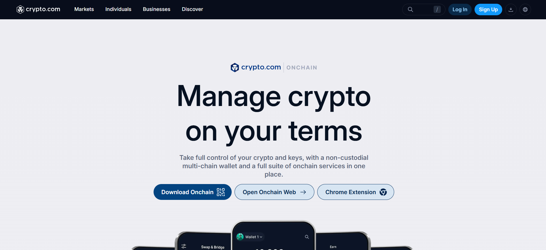 Crypto.com Wallet – Onchain Wallet Extension | Official Site